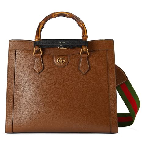 gucci leather armor|Gucci leather tote bag.